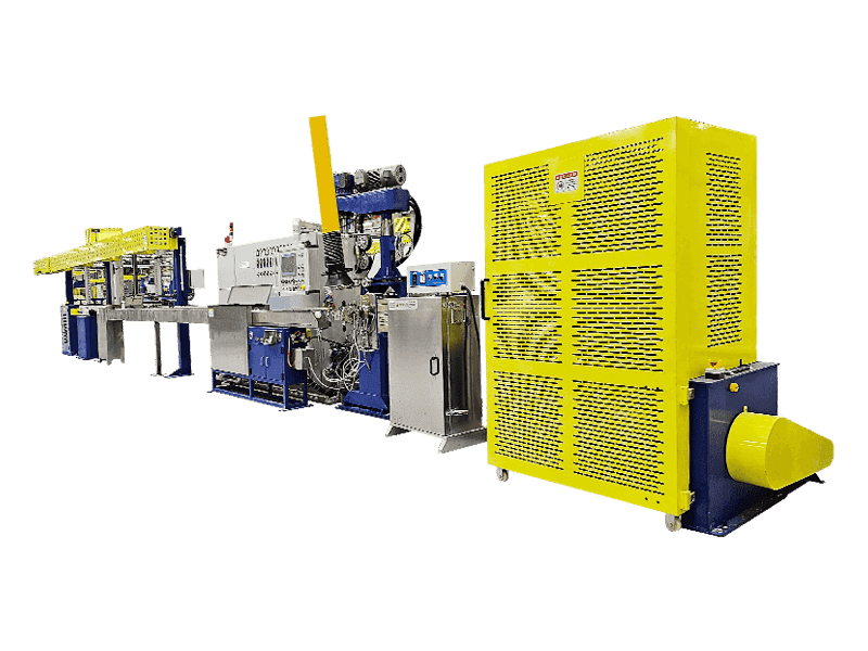 Ausrüstung zur Herstellung von Teflon-Drahtkabeln: FEP/PFA-Extrusionslinien, Klebeband und Ummantelung