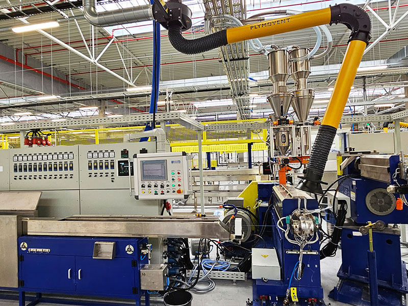 Wozu dient eine Extrusionsmaschine?