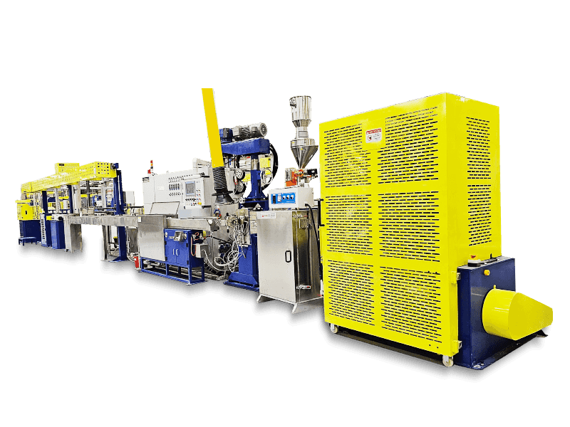 FEP/PFA/ETFE/PEEK/PA Hochtemperatur-Kerndraht-Isolierungs-Extrusionslinie